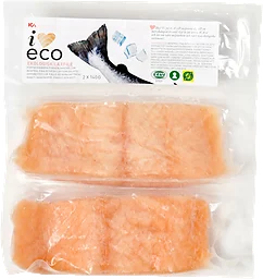 Lax i portionsbitar Fryst 2-p 280g KRAV ICA I love eco