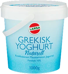 Grekisk Yoghurt Naturell 10% 1000g Larsa Foods