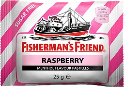 Halstablett Hallon Sockerfri 25g Fisherman´s Friend