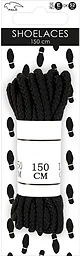 Skoband sport svart 150cm 1-p Falk