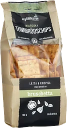 Tunnbrödschips Bruschetta Mjölkfri Ekologiska 100g Mjälloms