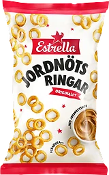 Jordnötsringar 175g Estrella