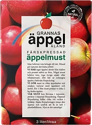 Äppelmust Färskpressad 3l Grannas