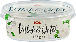 Färskost Vitlök & örter 125g ICA