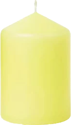 Blockljus Gul 10cm ICA