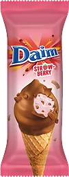 Glasstrut Daim jordgubb 1-p GB Glace