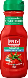 Ketchup Mindre socker & salt 485g KRAV Felix