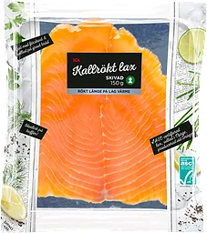 Lax Färsk Kallrökt 150g Miljömärkt ICA