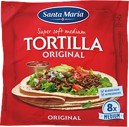 Tortilla Original Medium 8-p 320g Santa Maria