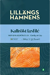 Laxfilé Kallrökt Skivad 150g Lillängshamnen