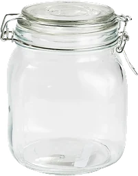 Glasburk 1,03L med Glaslock