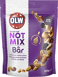 Nötmix med Bär