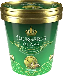 Gräddglass Hasselnöt 500ml Djurgårds Glace