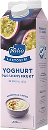Fruktyoghurt Passionsfrukt Laktosfri 2,1% 1000g Valio