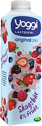 Yoghurt Original Skogsbär 2% Laktosfri 1000g Yoggi®
