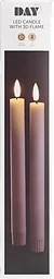 Led-kronljus 2-p