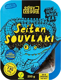 Pulled seitan souvlaki 250g Edgy Veggie