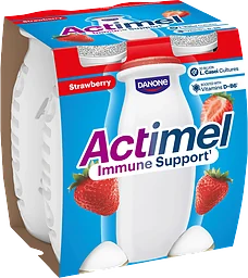 Drickyoghurt Jordgubb 4-p 400g Actimel