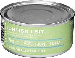 Tonfisk i olja 170g ICA Basic