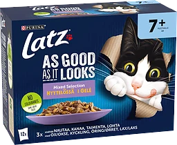 Mixed 7+ Senior Selection Kattmat Våt 12-pack