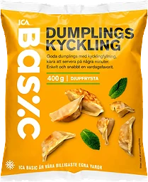 Dumplings kyckling 400g ICA Basic