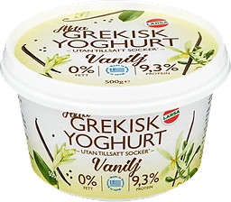 Grekisk Yoghurt Vanilj 0%