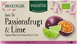 Svart te Passion & Lime Ekologisk 16-p Fredsted