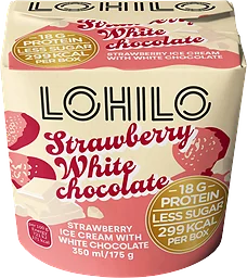 Glass Strawberry White Chocolate 350ml Lohilo