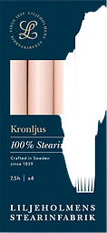 Kronljus Dimrosa 4-pack