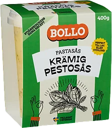 Pastasås Krämig Pestosås 400g Bollo