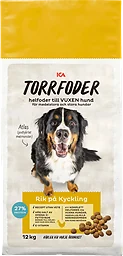 Torrfoder Hund Stor Kyckling 12kg ICA