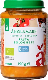 Barnmat Pasta bolognese 8 Mån Eko