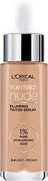 True Match Nude Plumping Tinted Serum Light-Medium 3,4 30ml L’Oréal Paris