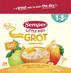Flerkornsgröt Mango & äpple 1-3 År