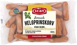 Helgprinskorv Skinnfri
