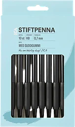 Stiftpenna 0,7mm 10p