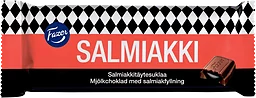 Chokladkaka Mjölkchoklad med salmiakfyllning 100g Fazer