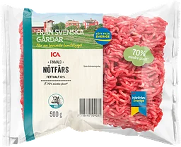 Nötfärs Färsk Matkasse 12% 500g ICA