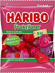 Fruktilurer Bär 80g Haribo