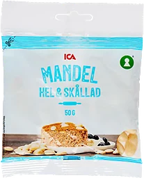 Mandel Hel Skållad 50g ICA