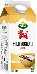 Yoghurt Mild Vanilj 2% 1500g Arla Ko®