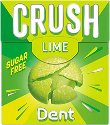 Halstabletter Crush Lime 25g Dent