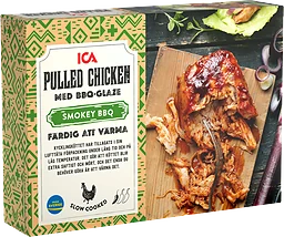 Pulled Chicken Smokey BBQ med glaze 500g ICA