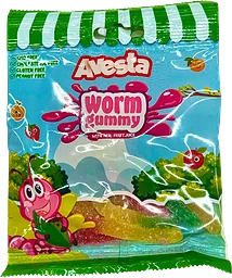 Gelégodis Gummiormar 80g Avesta