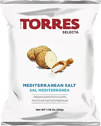 Chips Medelhavssalt ca 50g Torres