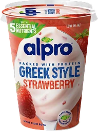 Sojayoghurt Jordgubb Grekisk 3% 400g Alpro