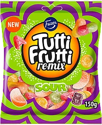 Godispåse Tutti Frutti Remix Sour 150g Fazer