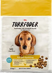 Torrfoder Hund Liten Kyckling 2kg ICA