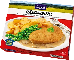 Fläskschnitzel Måltid Fryst