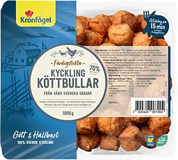 Köttbullar Kyckling 1kg Kronfågel